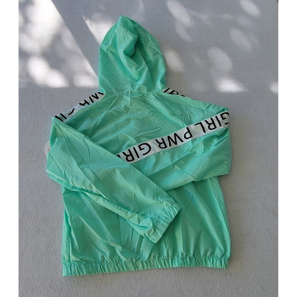 NWT Girls Windbreaker Style Jacket. Green Color, By JoLIE & joy. Size L/14 - Picture 7 of 9